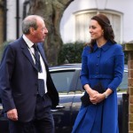 The Duchess of Cambridge Wears Bright Blue Eponine (and a Fur Turban). (Not Together.)
