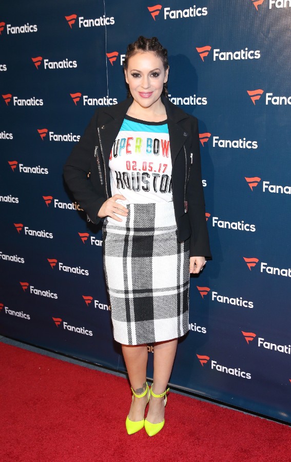 Alyssa Milano - Fanatics Super Bowl - 13