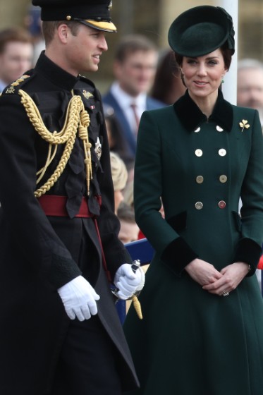Prince William Kate Middleton St Patrick's Day