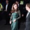 Duchess Kate Wears a Green Lace Temperley to the National Portrait Gallery