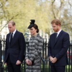 Wills, Kate, and Harry Attend Service of Hope