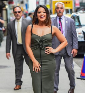 Gina Rodríguez exits 'The Late Show With Stephen Colbert'
