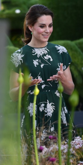 Kate Wears Rochas to the Chelsea Flower Show