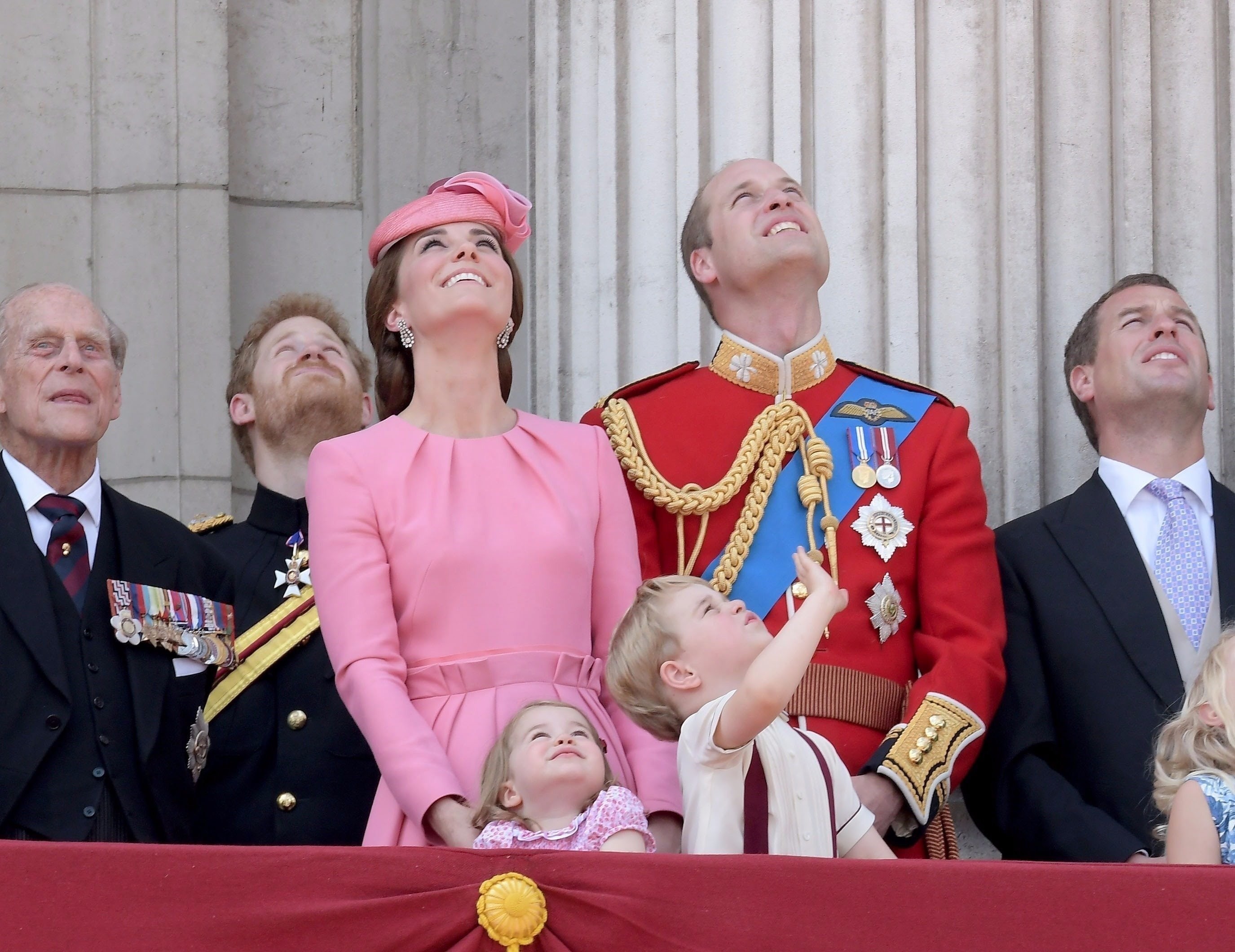 British Royals at Trooping The Colour 2017