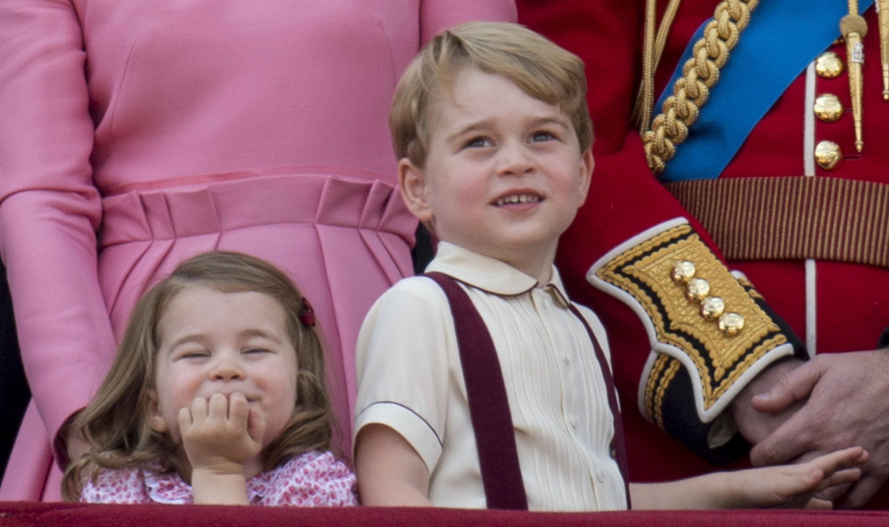 Kate (and Charlotte) Wears Pink for Trooping The Colour, 2017 - Go Fug ...