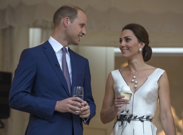Wills and Kate Visit Poland: Day One