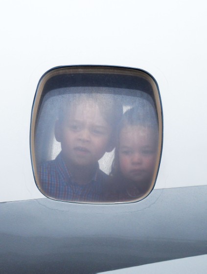 Wills and Kate and George and Charlotte Arrive in Poland