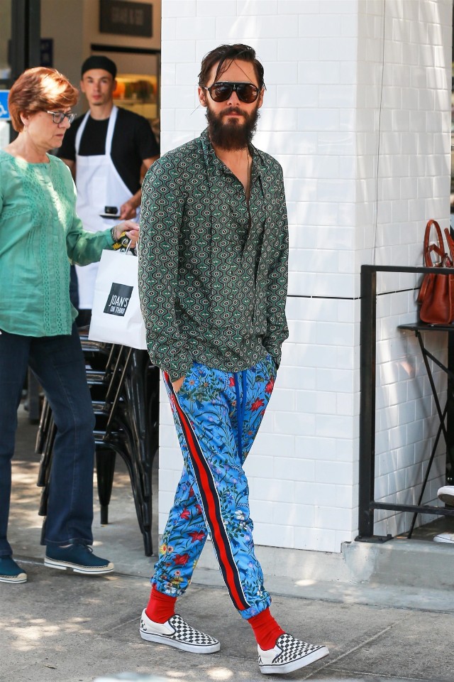 Jared Leto lunches at Joan's on Third in Studio City