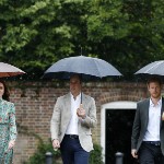 Wills, Kate and Harry Open Princess Diana&#8217;s Memorial Garden