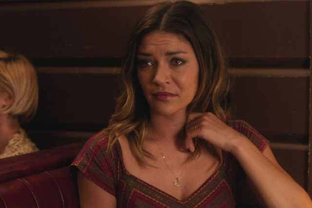 Jessica Szohr in a still from Twin Peaks. Photo: Courtesy of SHOWTIME