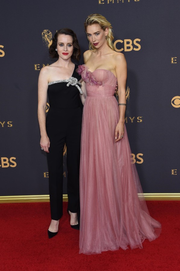 Claire Foy in Oscar de la Renta and Vanessa Kirby in Marchesa - Emmy Awards  - 4