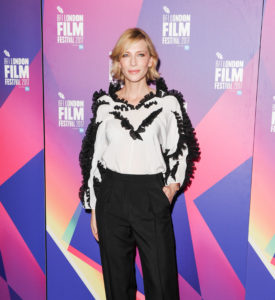 Cate Blanchett photocall, BFI London Film Festival, UK - 06 Oct 2017