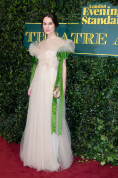 green emerald velvet dress Keira Knightley Same Style Green Vintage Evening Dress in Movie Atonement, Green / S