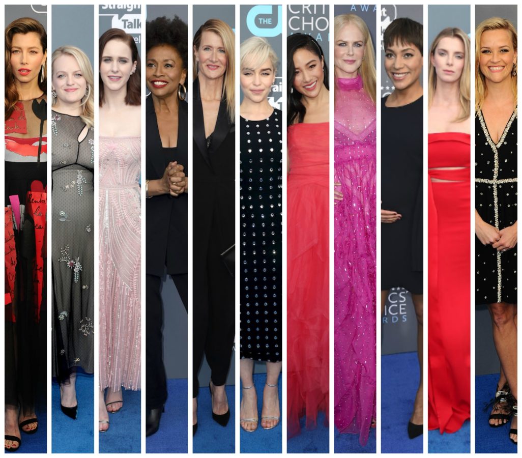 The Various Best & Supporting Actress Nominees at the Critics' Choice