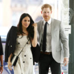 Meghan Markle Gets VERY Stripey. (Harry Is Also Present)