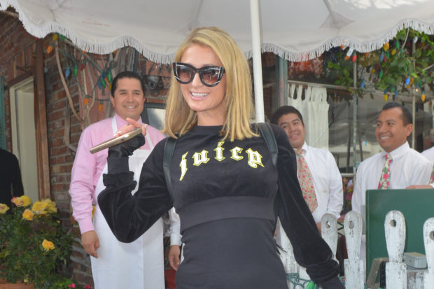 Paris Hilton visits the Beverly Hills Chanel store