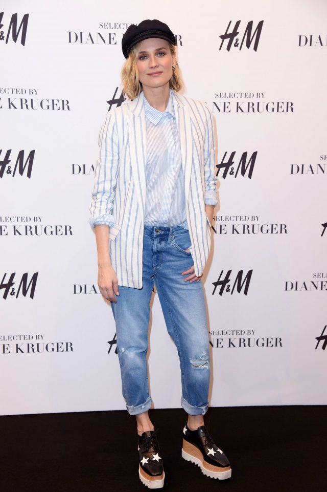 Diane Kruger promotes her 'H&M Selected by Diane Kruger collection'