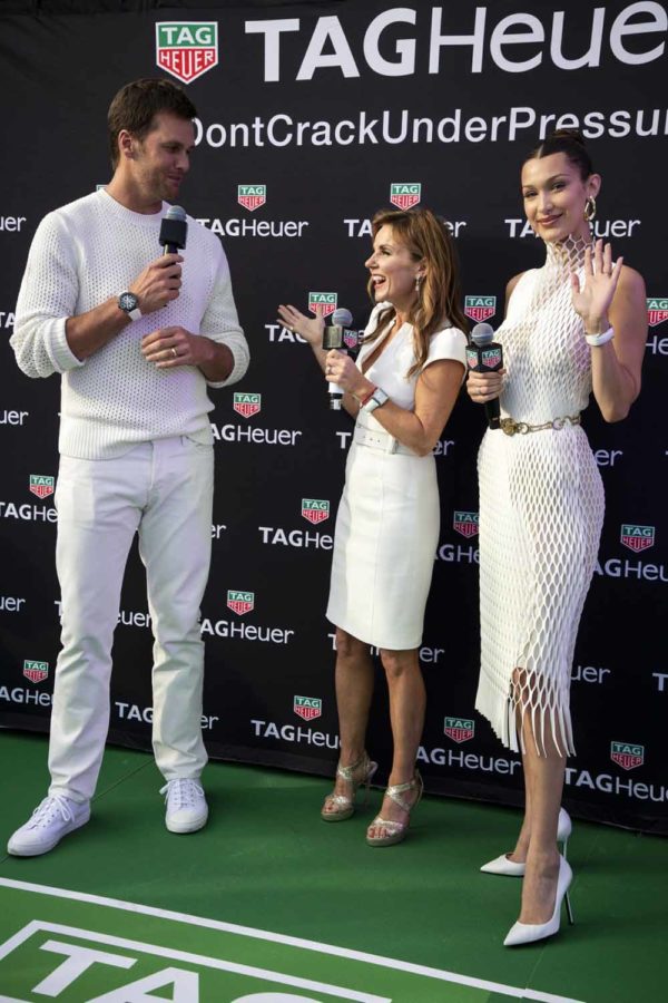 Bella and Tom Brady at Formula One - Tag Heuer Grand - 6