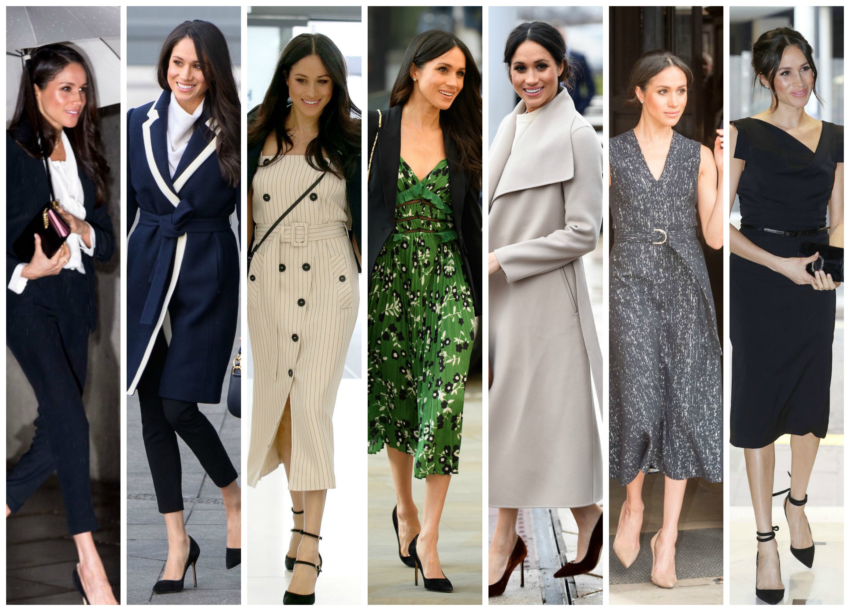 See Everything Meghan Markle Has Worn Since She and Harry Got Engaged ...