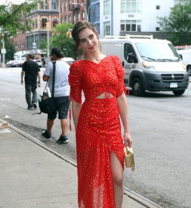 Alison Brie out and about, New York, USA - 20 Jun 2018