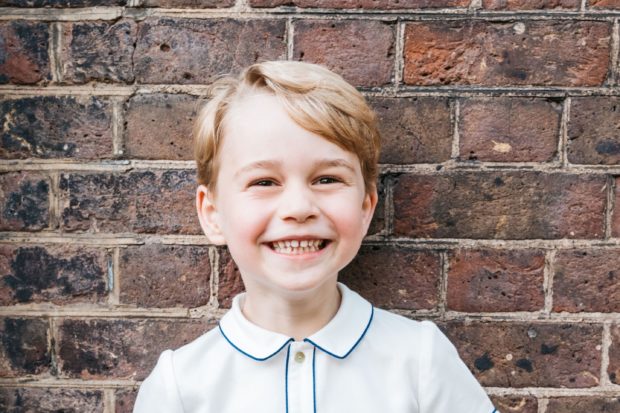 PRINCE GEORGE FIFTH BIRTHDAY FIVE PICTURE