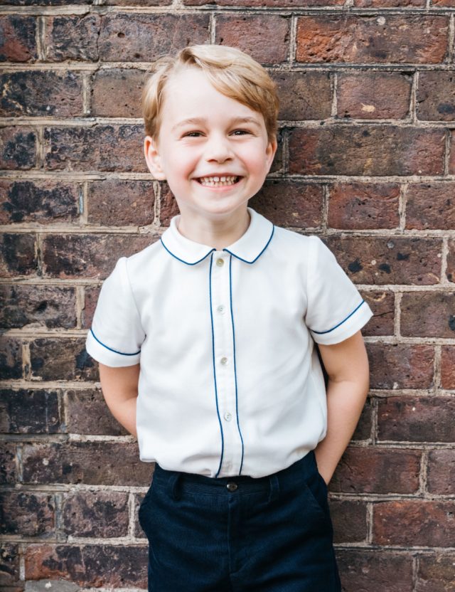 PRINCE GEORGE FIFTH BIRTHDAY FIVE PICTURE