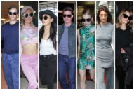 Celebrities ARE Wearing Things on Planes