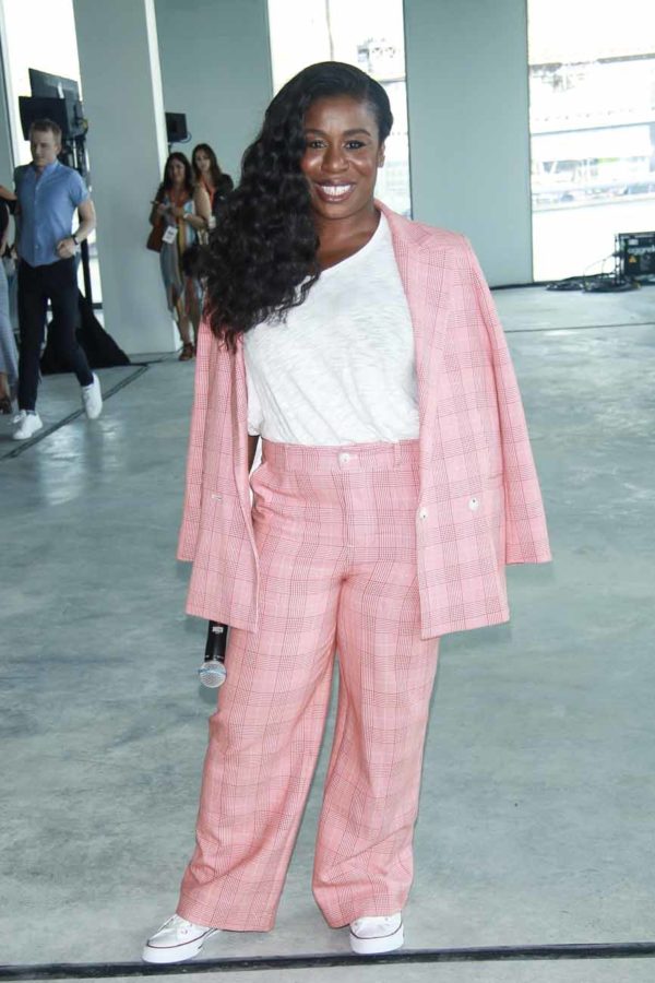 Zara pink gingham clearance suit