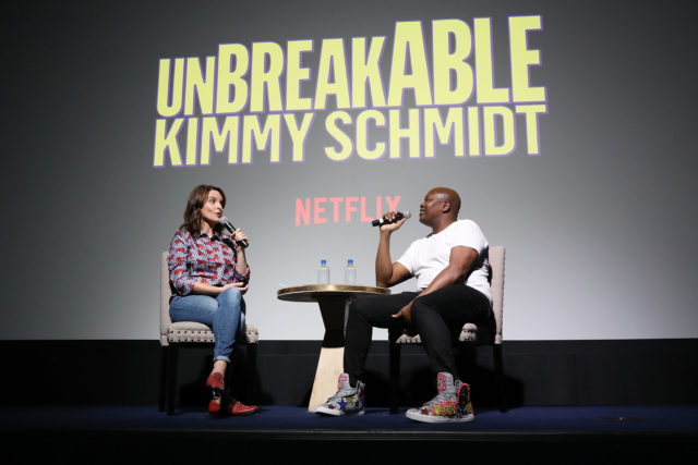 Unbreakable Kimmy Schmidt: Conversation with Tina Fey and Tituss Burgess, New York, USA - 14 Aug 2018