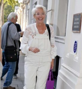 Emma Thompson out and about, London, UK - 17 Aug 2018