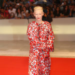 Swinton Looks EXTREMELY DRAMATIC in Venice