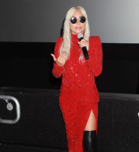 Lady Gaga Surprises Fans At A Tyler Oakley Hosted Screening Of 'A Star is Born', New York, USA - 03 Oct 2018