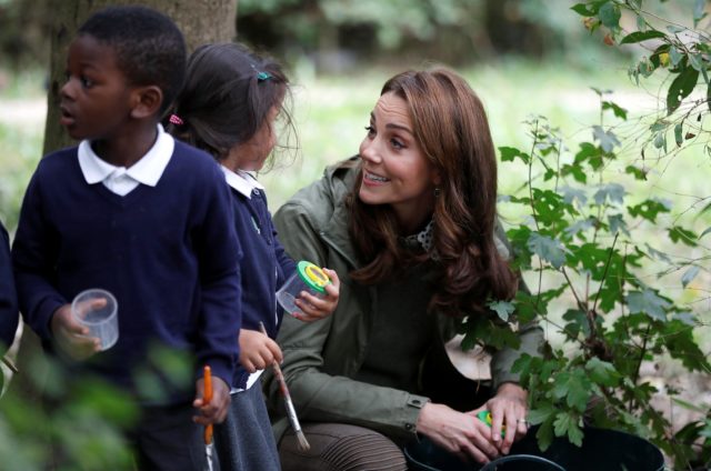 Kate Middletone Duchess Cambridge School Visit