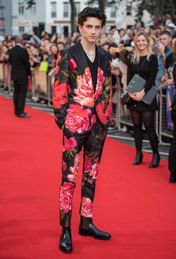 Red Carpet Fashion Awards - Timothée Chalamet In Alexander McQueen – 'A  Beautiful Boy' London Film Festival Premiere