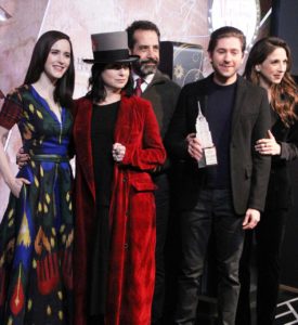 The Marvelous Mrs Maisel Cast Light the Empire State Building Pink