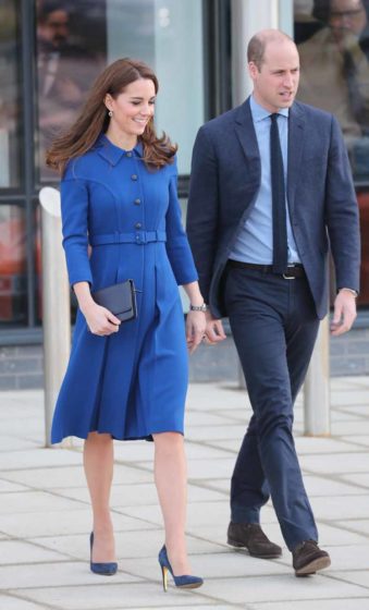 Prince William Kate Middleton Eponine Blue Yorkshire visit
