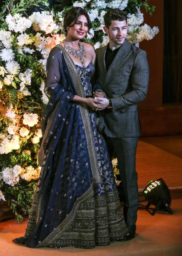 Priyanka Chopra and Nick Jonas reception in Mumbai, India - 19 Dec 2018