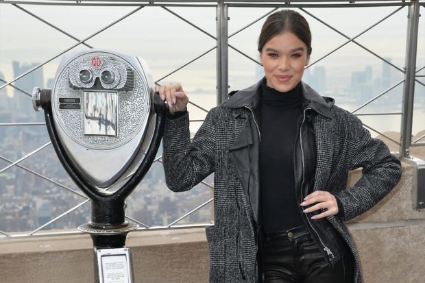 John Cena and Hailee Steinfeld at the Empire State Building