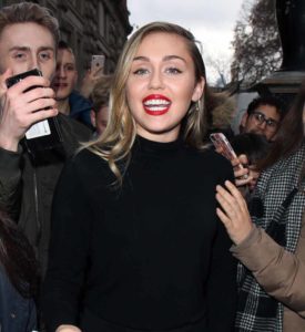 Miley Cyrus out and about, London, UK - 05 Dec 2018