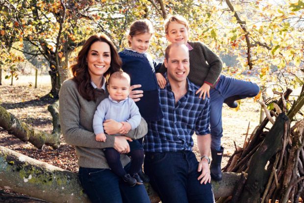 Prince William and Catherine Duchess of Cambridge family Christmas card, Anmer Hall, Norfolk, UK - 14 Dec 2018