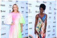 Emily and Danai Take Palm Springs in Bright Patterns