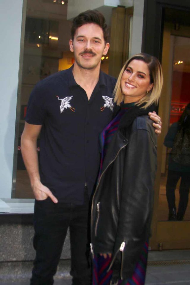 Cassadee Pope and Sam Palladio at the Today Show