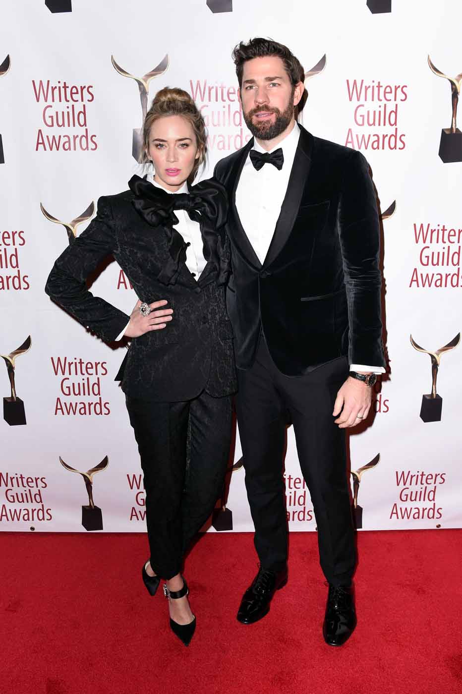 Emily Blunt Went Full Bow-Tie, and the Rest of the Writers Guild Awards ...