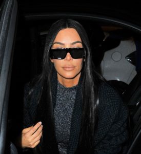Kim Kardashian Leaves The Ritz Hotel And Goes to Ferdi Restaurant