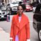 Lupita Looks Like Your Valentine on the Streets of New York