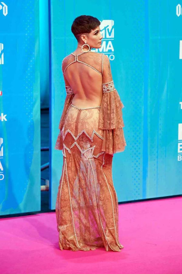 halsey pink dress Halsey's 2019 Emmys Dress Is An Ombr Dream