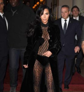 Kim Kardashian out and about, Paris, France - 06 Mar 2019