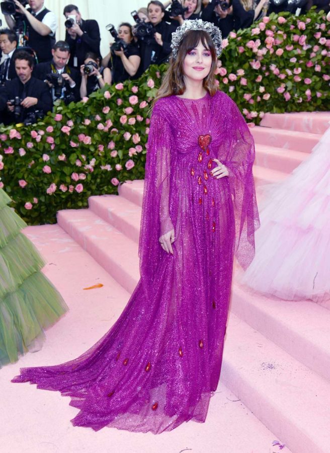 dakota johnson purple dress Fifty Shades of Dakota Johnson stuns in a sheer dress on the red carpet Zurich Film Festival 2025