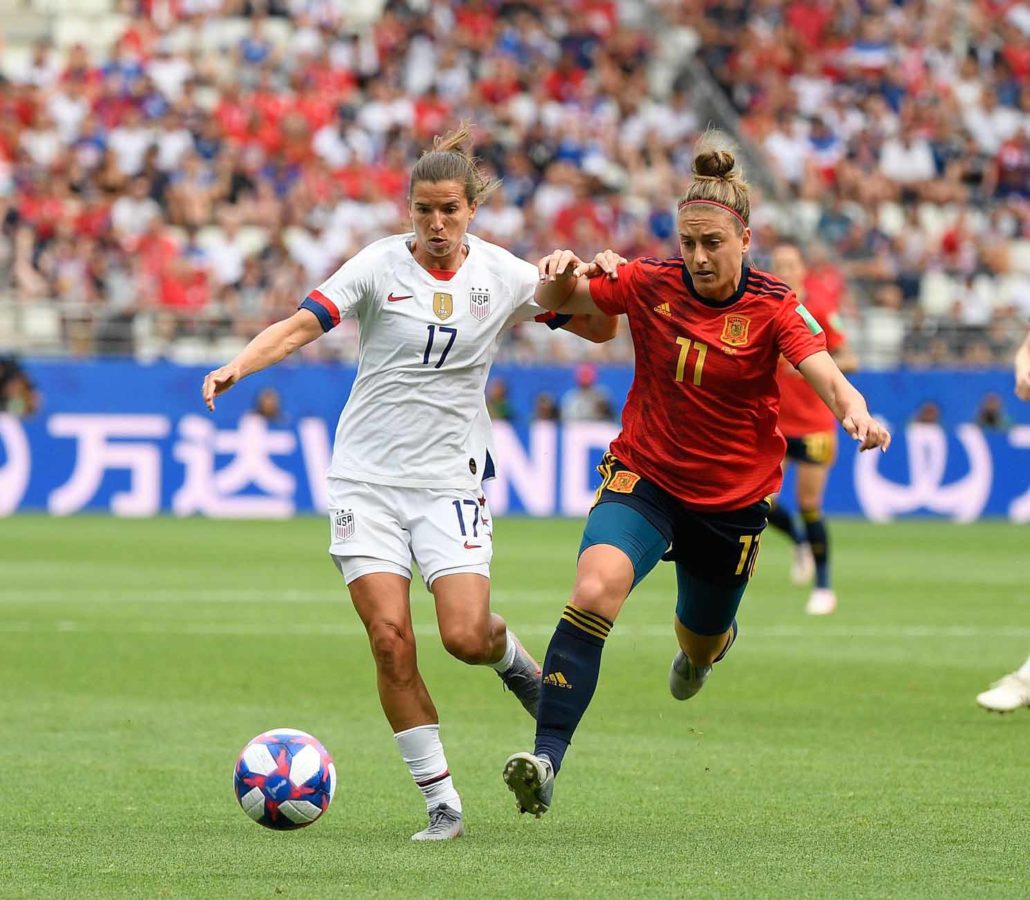 Tobin Heath and Alexia Putellas (Spain) - Spain Usa Fifa - 20