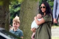 Meghan and Kate Bring the Kids Out to Watch Harry and Wills Play Polo